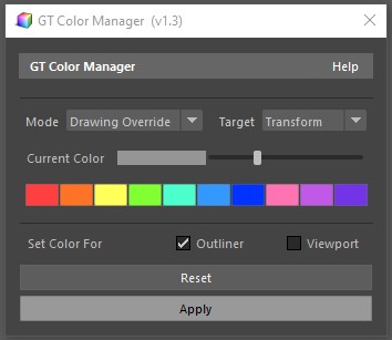 GT Color Manager GUI