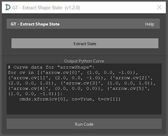 GT Extract Curve State GUI