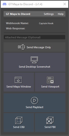 GT Maya to Discord GUI