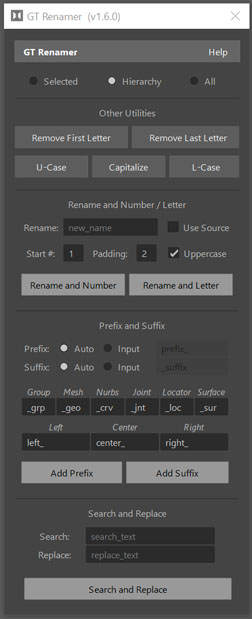 GT Renamer GUI