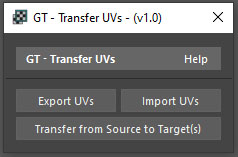 GT Transfer UVs GUI